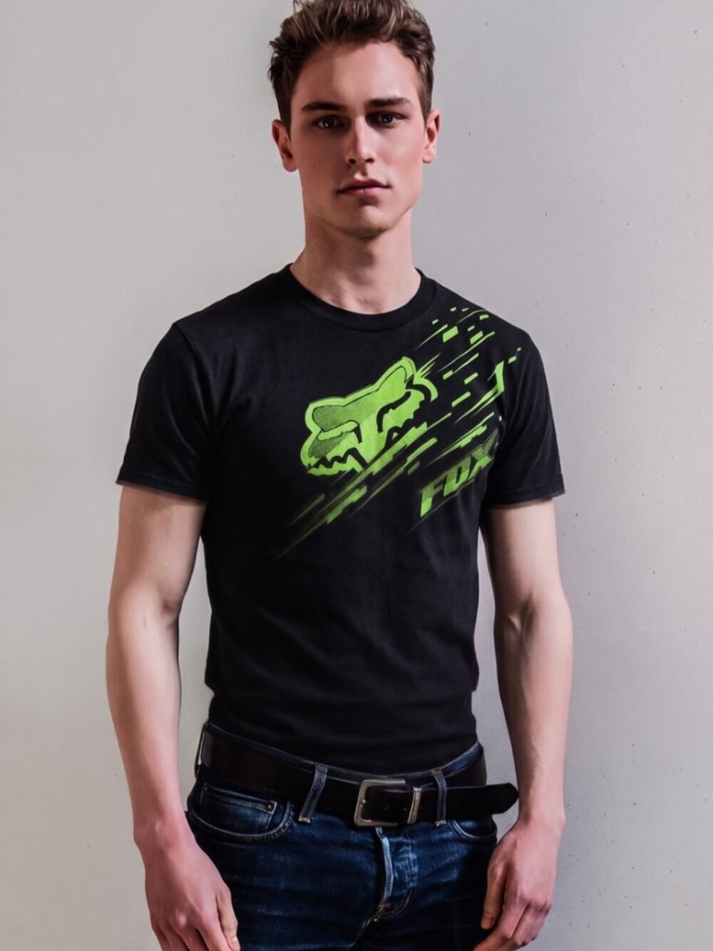 Mens Fox  moto cross TShirt